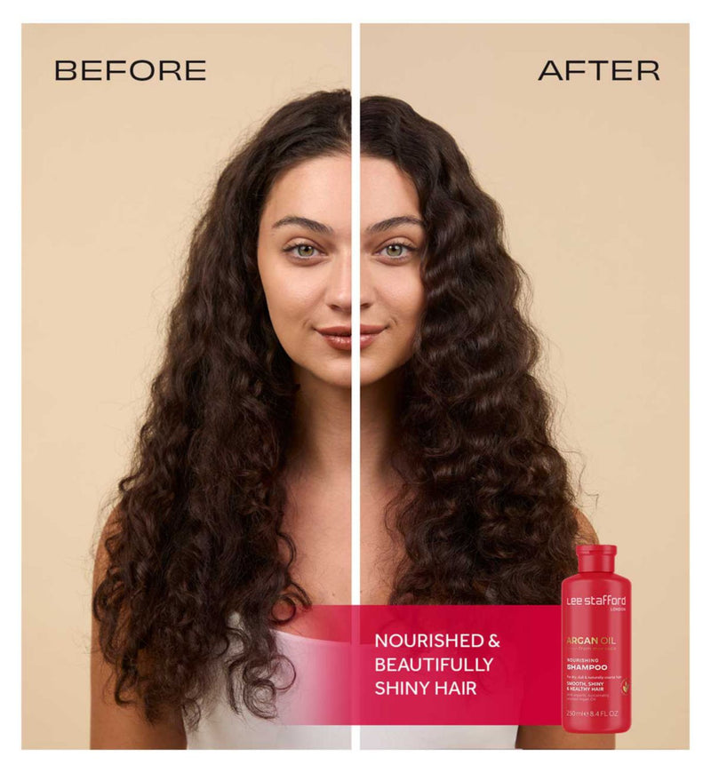 Lee Stafford Argan Oil Shampoo 250ml, imported from the UK