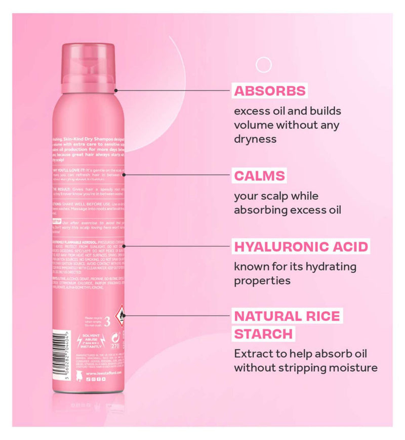 Lee Stafford Scalp Love dry shampoo 200ml, imported from the UK
