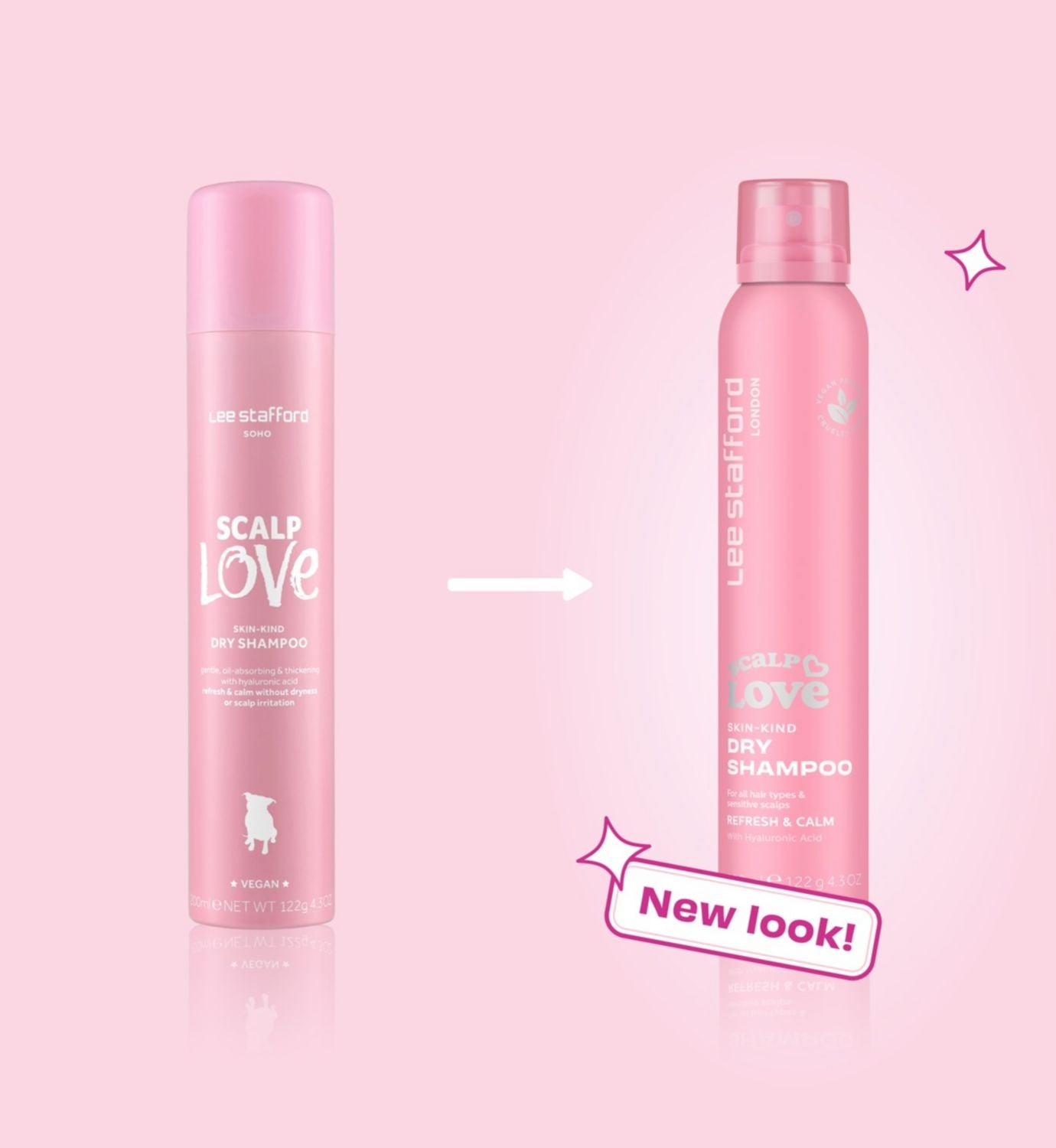 Lee Stafford Scalp Love dry shampoo 200ml, imported from the UK