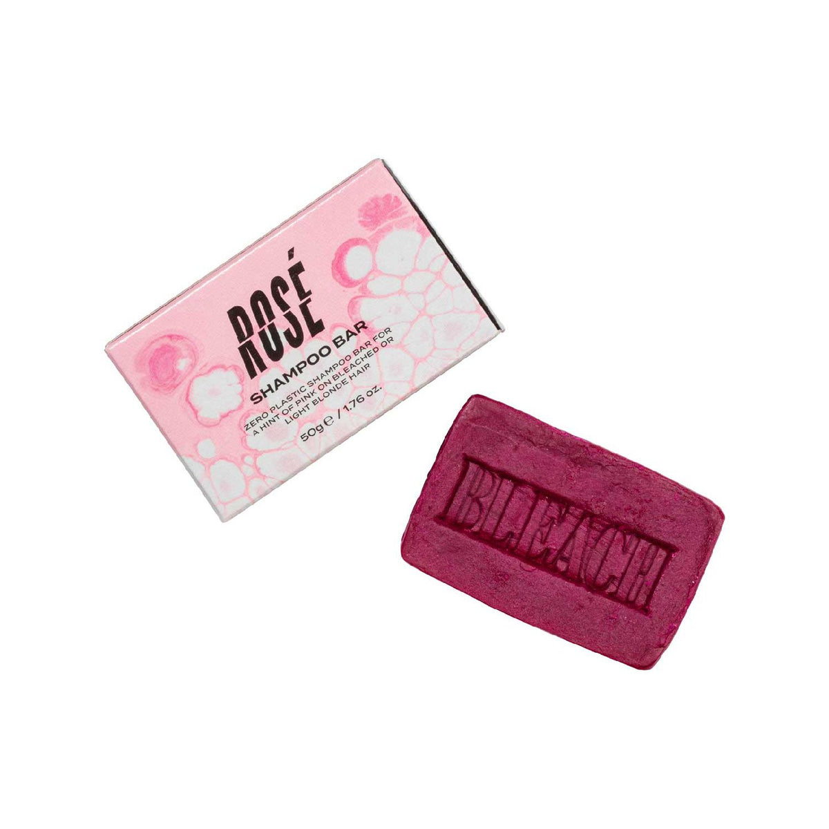 Bleach London Rose Shampoo Bar 50g - British product