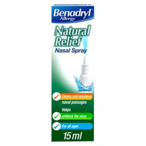 Benadryl Allergy Natural Relief Spray Nasal 15ml