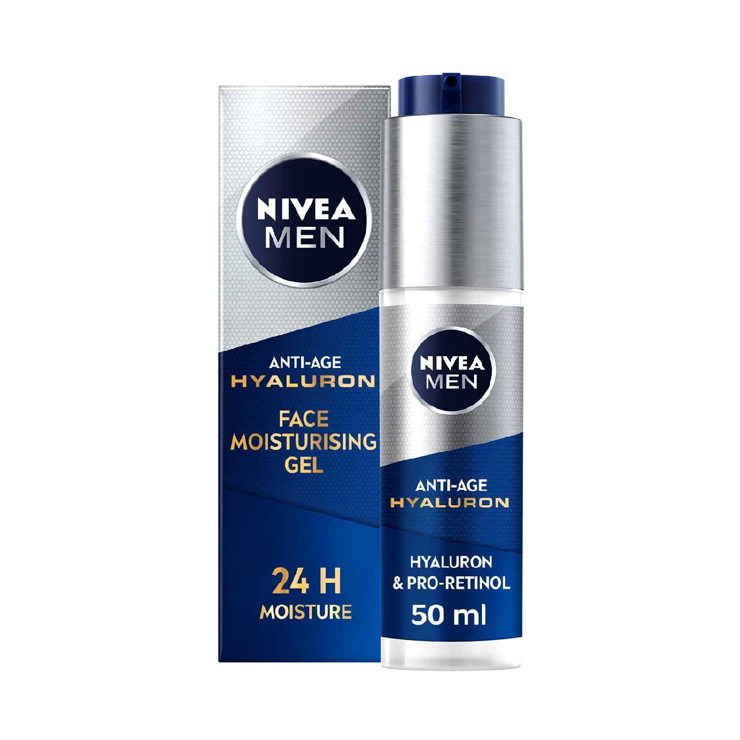 Nivea Men Anti-Age Hyaluron Face Gel 50ml, UK version