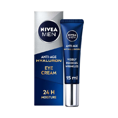 Boots NIVEA MEN Anti-Age Hyaluron Eye Cream 15ml- Buy online at McGrocer