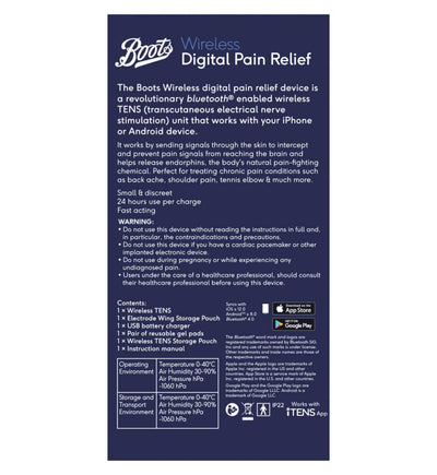 Boots Boots Kabelloses Digitales TENS-Schmerztherapiegerät - Jetzt online bei McGrocer kaufen