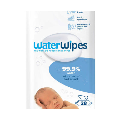 Boots WaterWipes Original Plastic Free Baby Wipes 28 Count- Buy online at McGrocer