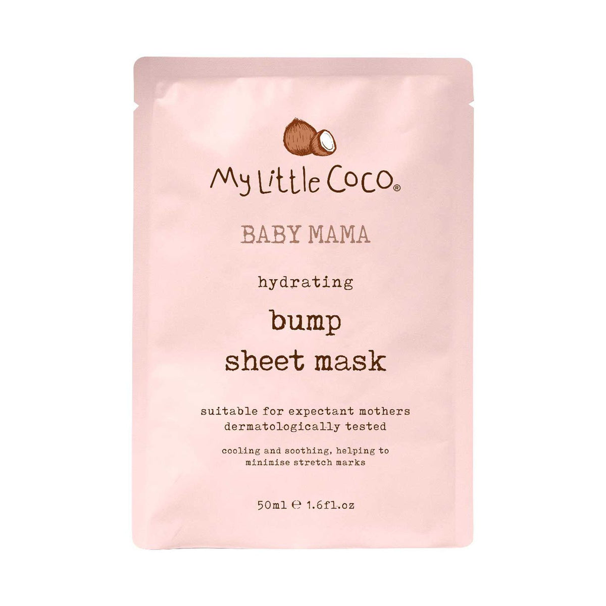 My Little Coco Baby hydrating bump sheet mask 50ml, imported from the UK