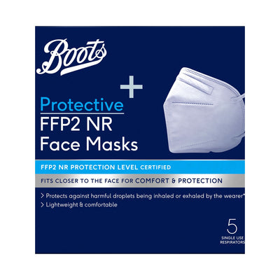 Boots Schutzmaske FFP2, 5er-Pack Atemschutzmasken