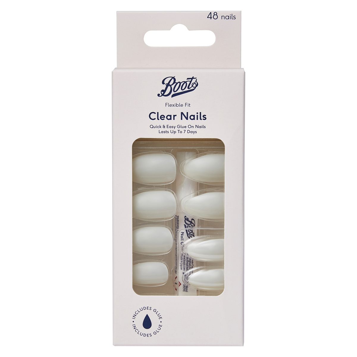 Boots Clear Nails - Almond 48 pk GOODS Boots   