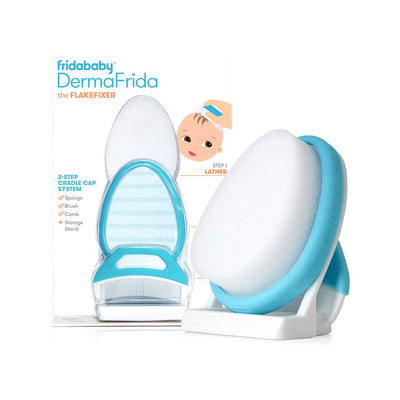 Système en 3 étapes Fridababy DermaFrida FlakeFixer pour croûtes de lait