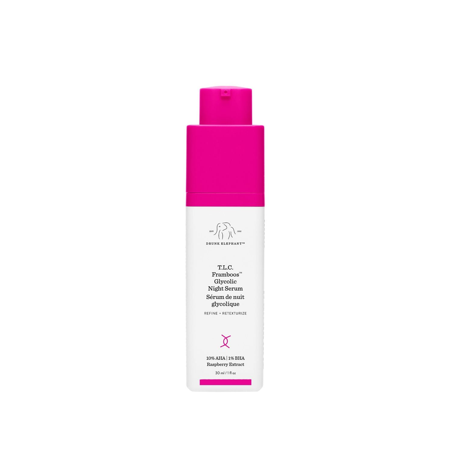 Drunk Elephant T.L.C. Framboos glycolic night serum 30ml - British product