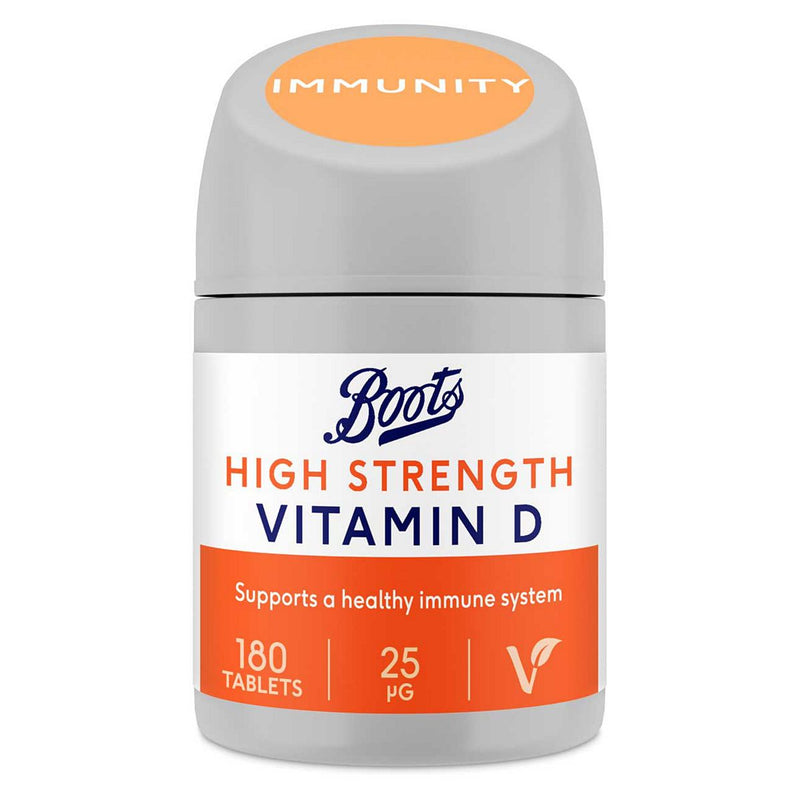 Boots High Strength Vitamin D 25 µg Food Supplement 180 Tablets