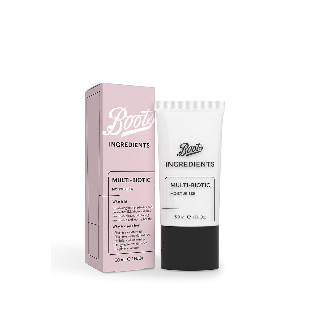 Boots Ingredients Multibiotic Moisturiser 30ml