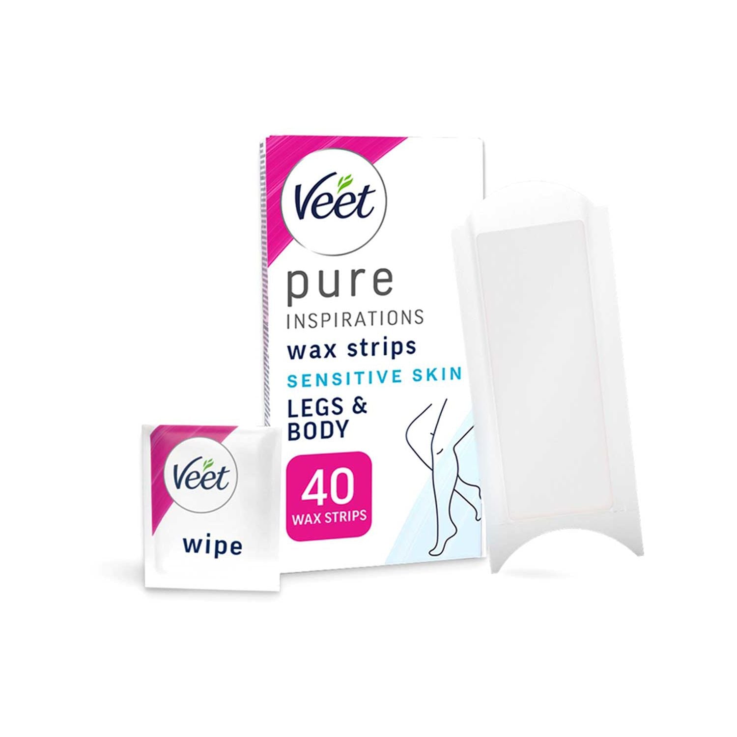 Veet cold wax strips for sensitive skin 40s (British brand)