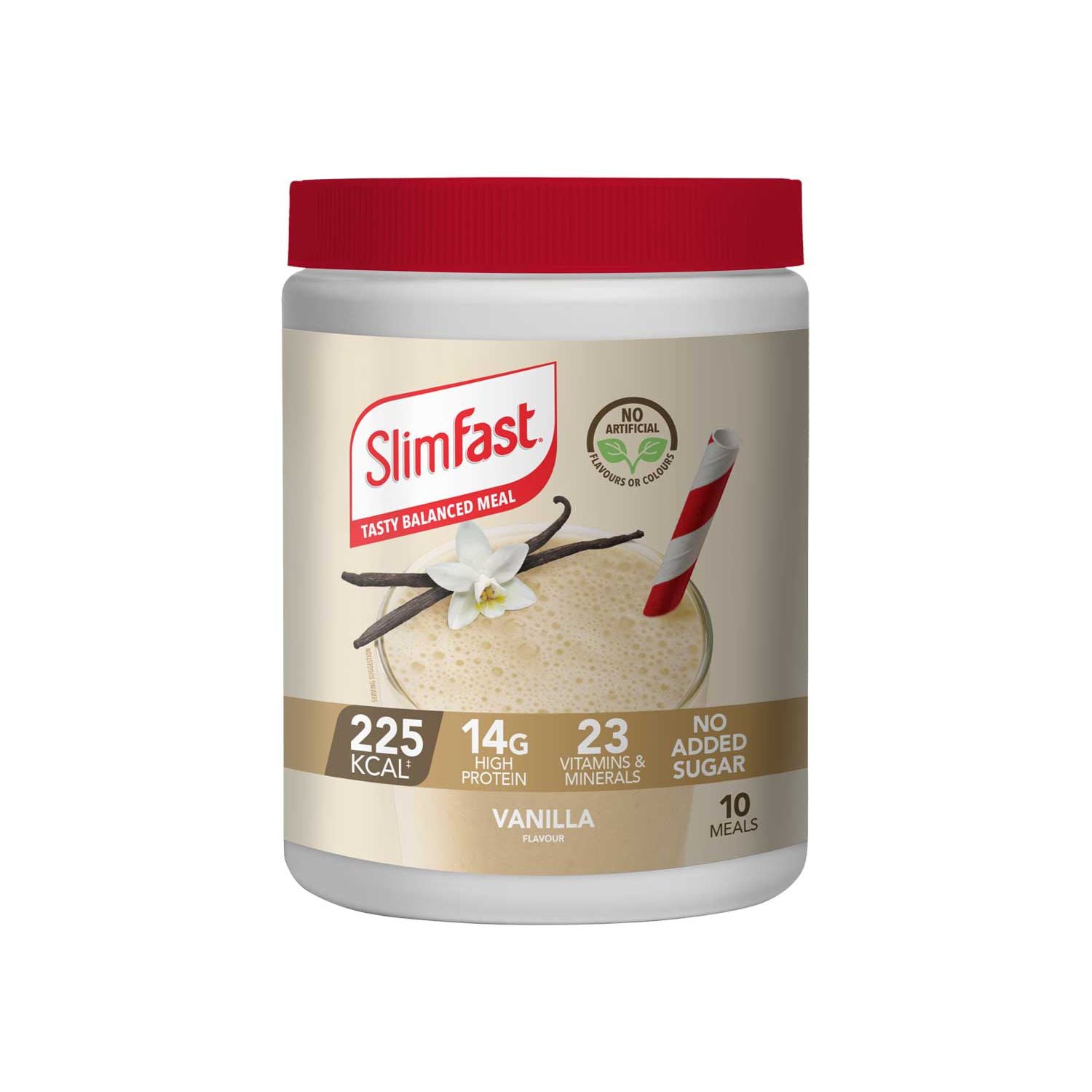 SlimFast vanilla meal replacement shake powder 365g - British product