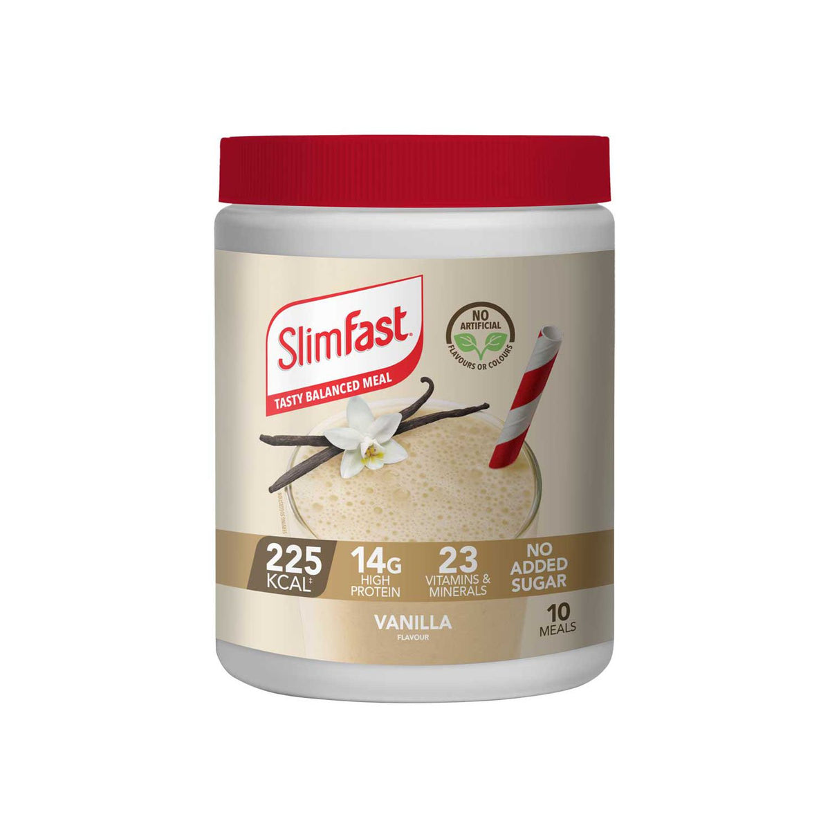 SlimFast vanilla meal replacement shake powder 365g - British product