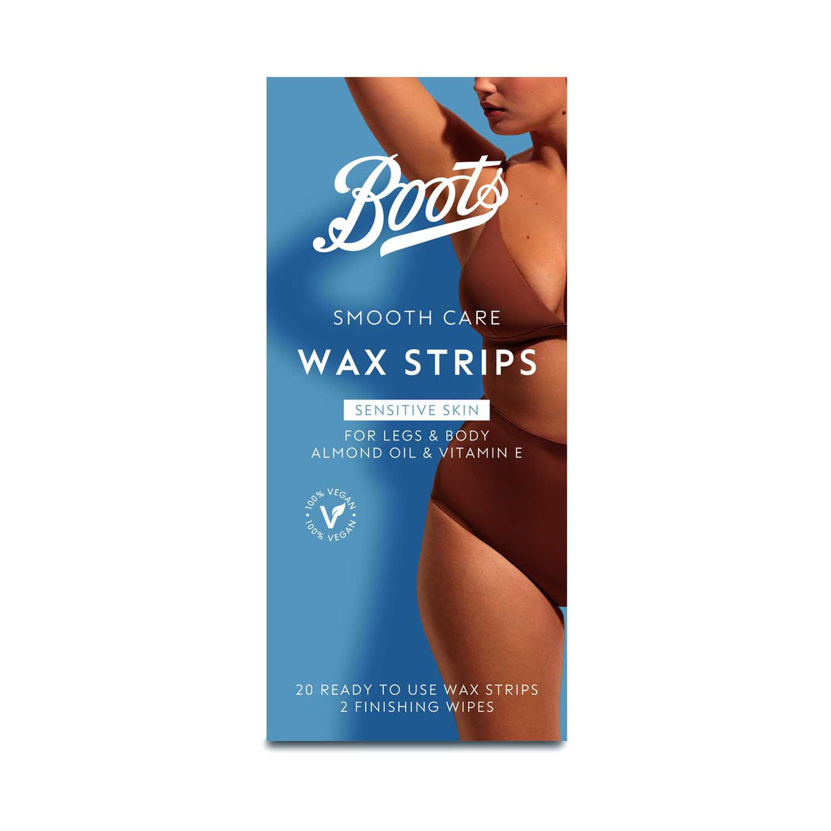 Boots Smooth Care sensitive wax strips 20pk (British brand)