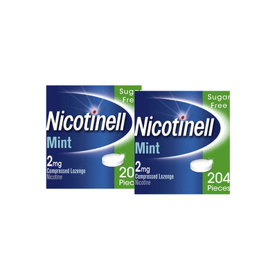 Boots Nicotinell Mint Lozenge 2mg 204 Pieces x 2 Bundle- Buy online at McGrocer