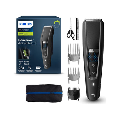 Boots Philips Series 5000 Cordless Hair Clipper with Turbo Mode and Barber Kit- Buy online at McGrocer