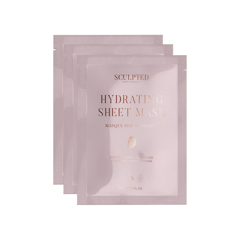 Sculpted by Aimee Connolly hydrating sheet masks x3 (British brand)