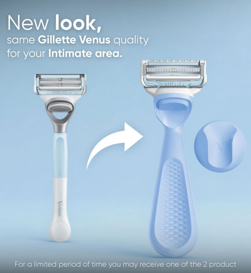 Gillette Venus Intimate women's razor for pubic hair (British brand)