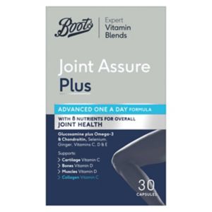 Boots Boots Joint Assure Plus Gelenkunterstützung Nahrungsergänzungsmittel 30 Kapseln – Online bei McGrocer kaufen