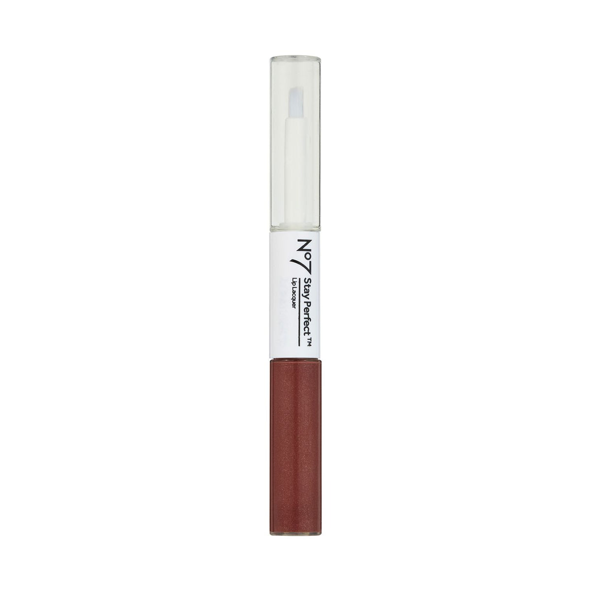 No7 liquid lip lacquer with dual ends, imported from the UK