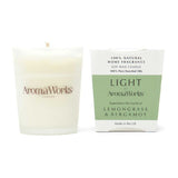 AromaWorks London Light Range - Lemongrass & Bergamot 10cl Candle GOODS Boots   