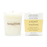 AromaWorks London Light Range - Mandarin & Vetivert 10cl Candle GOODS Boots   