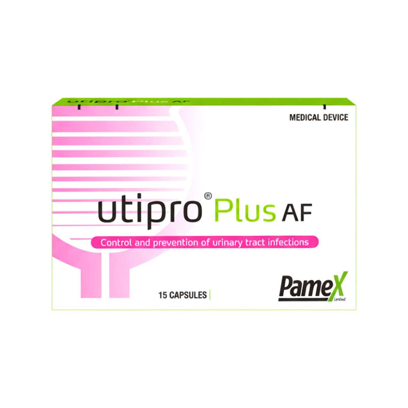 Utipro Plus AF urinary tract capsules 15 count, UK version