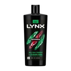 LYNX Africa 3-in-1 shower gel 700ml, UK version