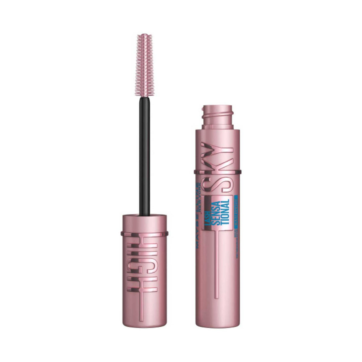 Maybelline Lash Sensational Sky High waterproof black mascara 7.2ml, imported from the UK