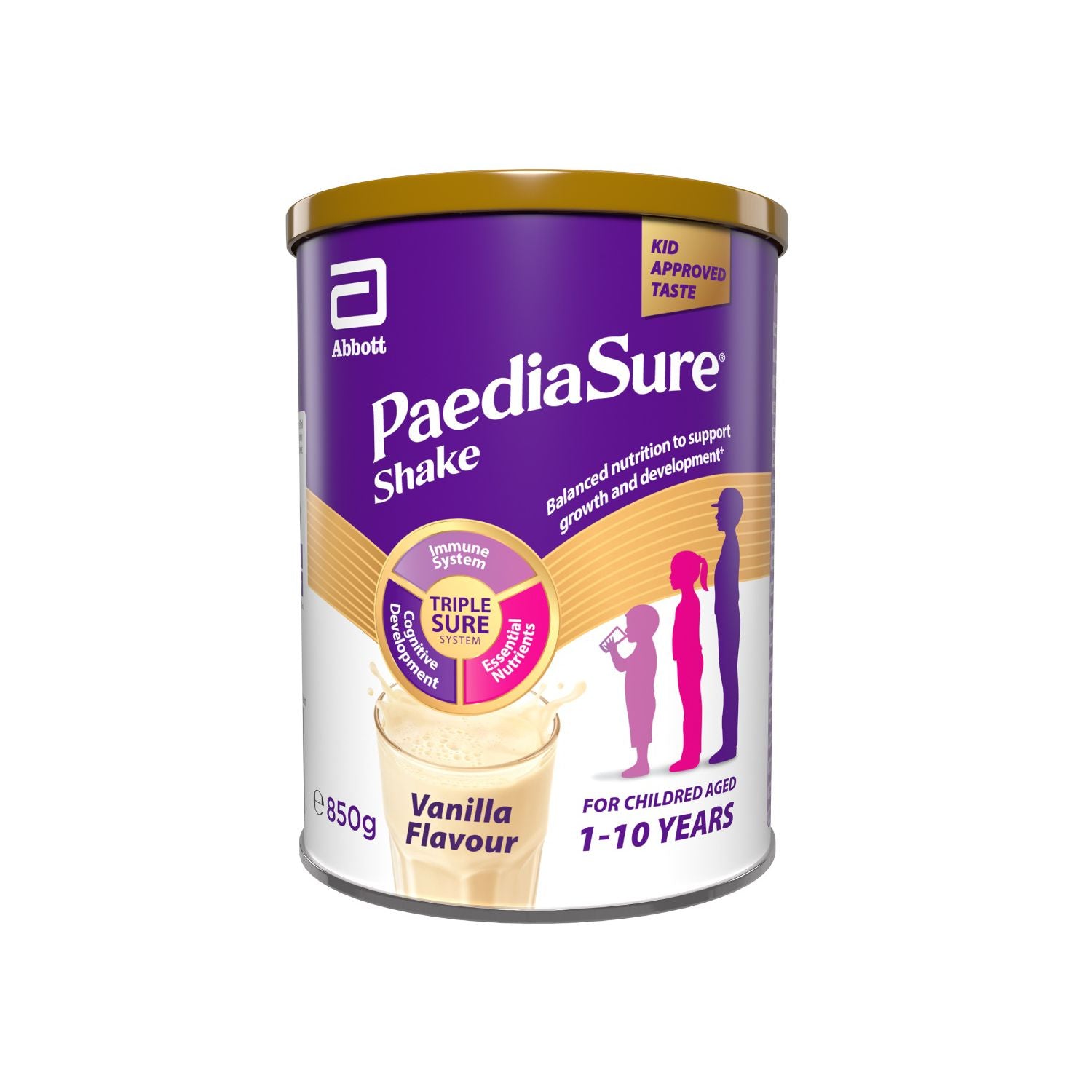PaediaSure nutritional supplement powder vanilla 850g, UK version