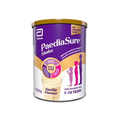Boots PaediaSure Shake Vanilla Nutritional Supplement Drink 850g- Buy online at McGrocer