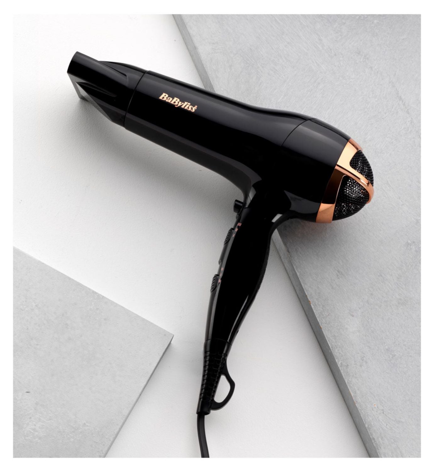 BaByliss Rose Lustre 2400 Hårføner - Britisk produkt