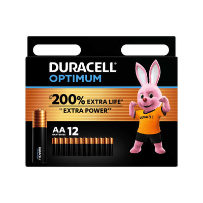 Boots Duracell Optimum AA Batteries 12s- Buy online at McGrocer