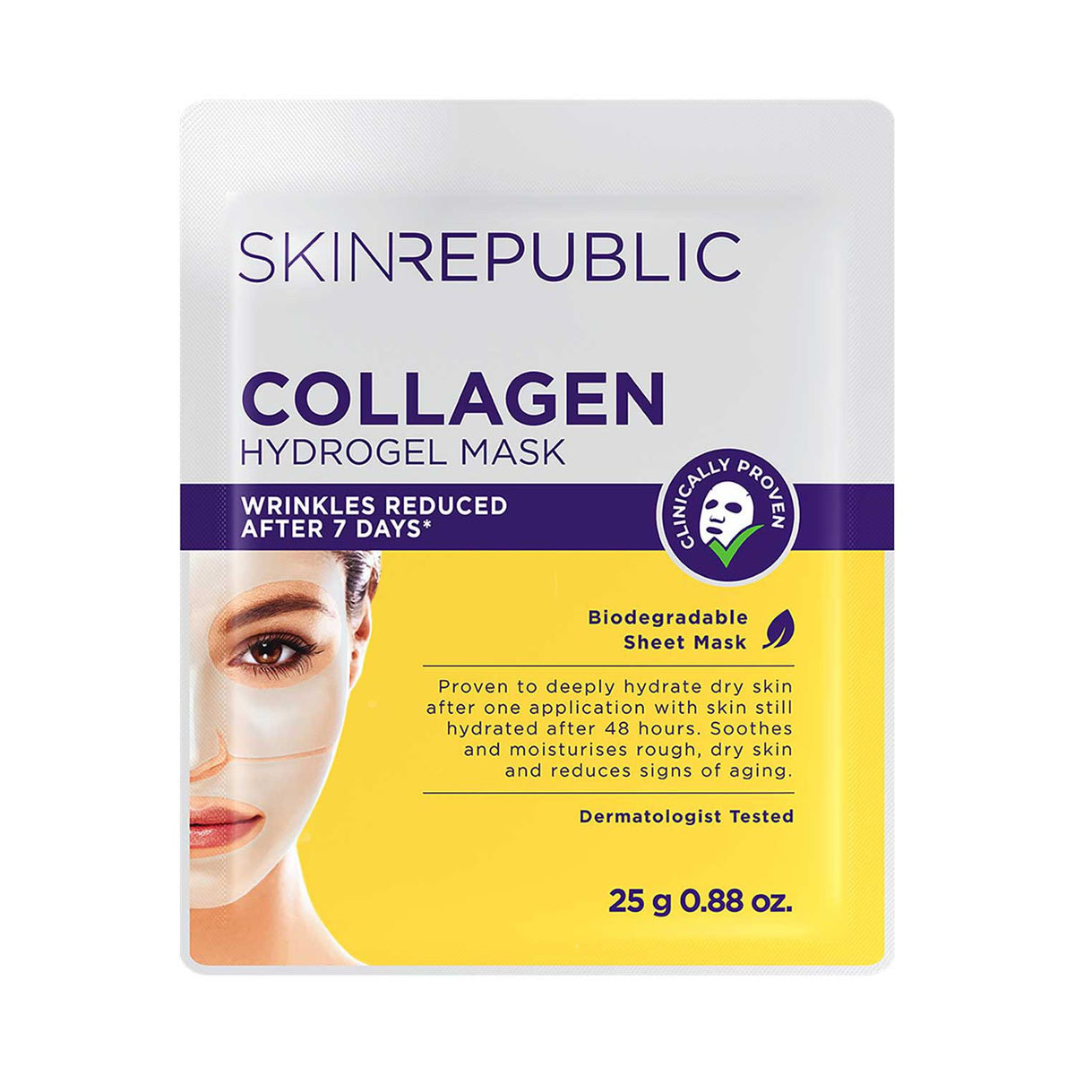 Skin Republic Collagen Hydrogel face mask 25ml - British product