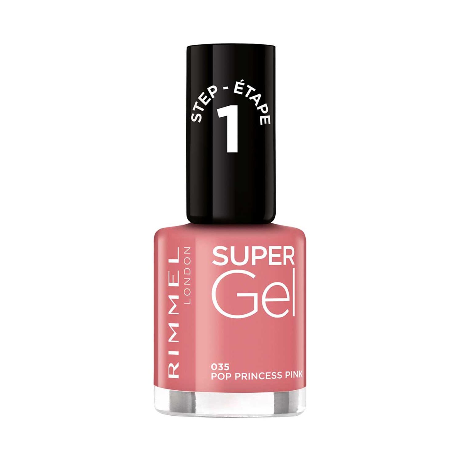 Rimmel London nail polish Pop Princess Pink 12ml (British brand)