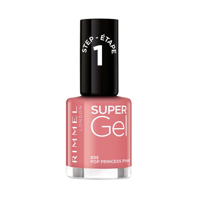 Boots Rimmel London Supergel Nail Polish Pop Princess Pink 12ml- Buy online at McGrocer