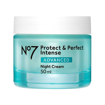 Boots No7 Protect & Perfect Intense Advanced Night Cream Enhanced Formula 50ml- Buy online at McGrocer