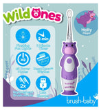 WildOnes hippo kids electric toothbrush, imported from the UK