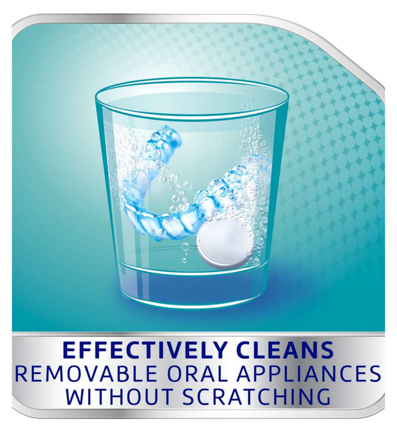 Poligrip Pro Guard & Retainer daily cleanser 30 tablets, imported from the UK