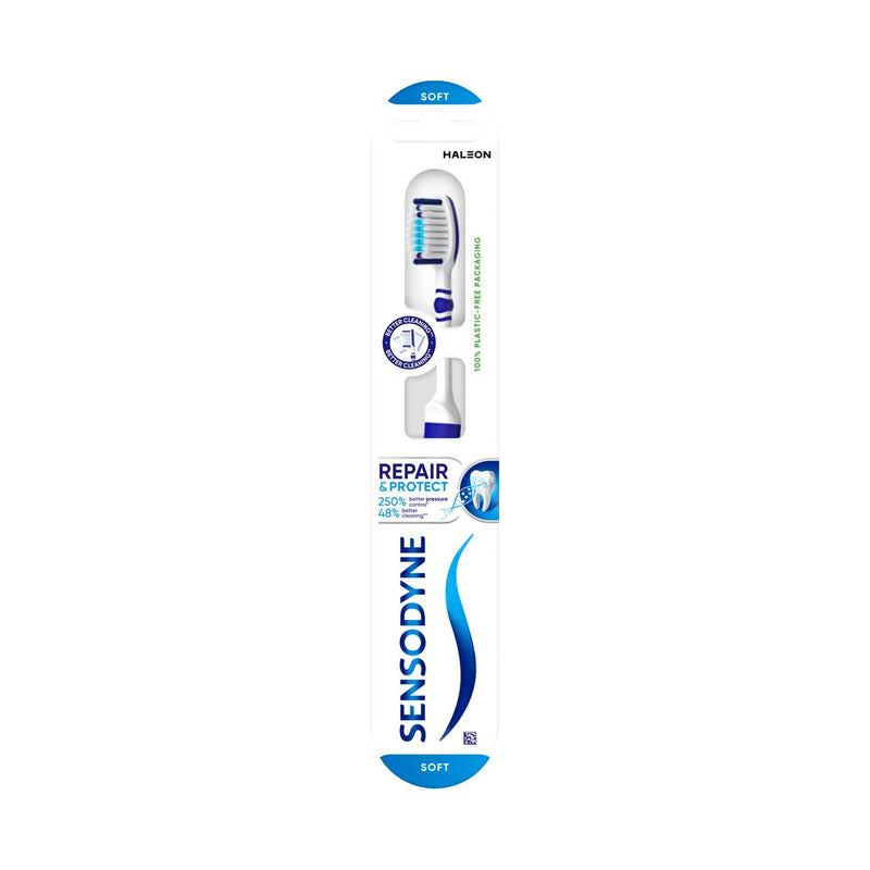 Sensodyne sensitive toothbrush with Duoflex neck, imported from the UK