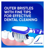 Sensodyne sensitive toothbrush with Duoflex neck, imported from the UK