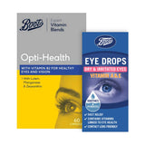 Boots Vitamin & Eyecare Bundle with Vitamins and Drops - British product