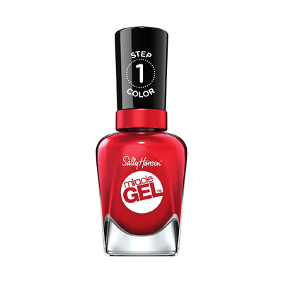 Boots Sally Hansen Miracle Gel Nail Polish Off With Her Red- Buy online at McGrocer