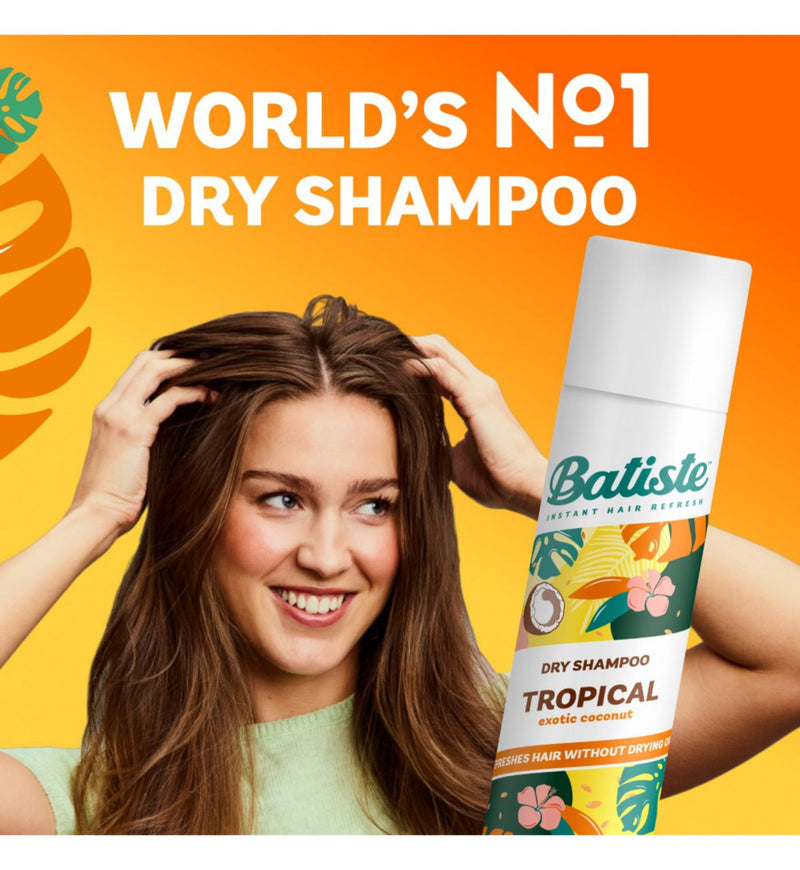Batiste dry shampoo Tropical 350ml - British product