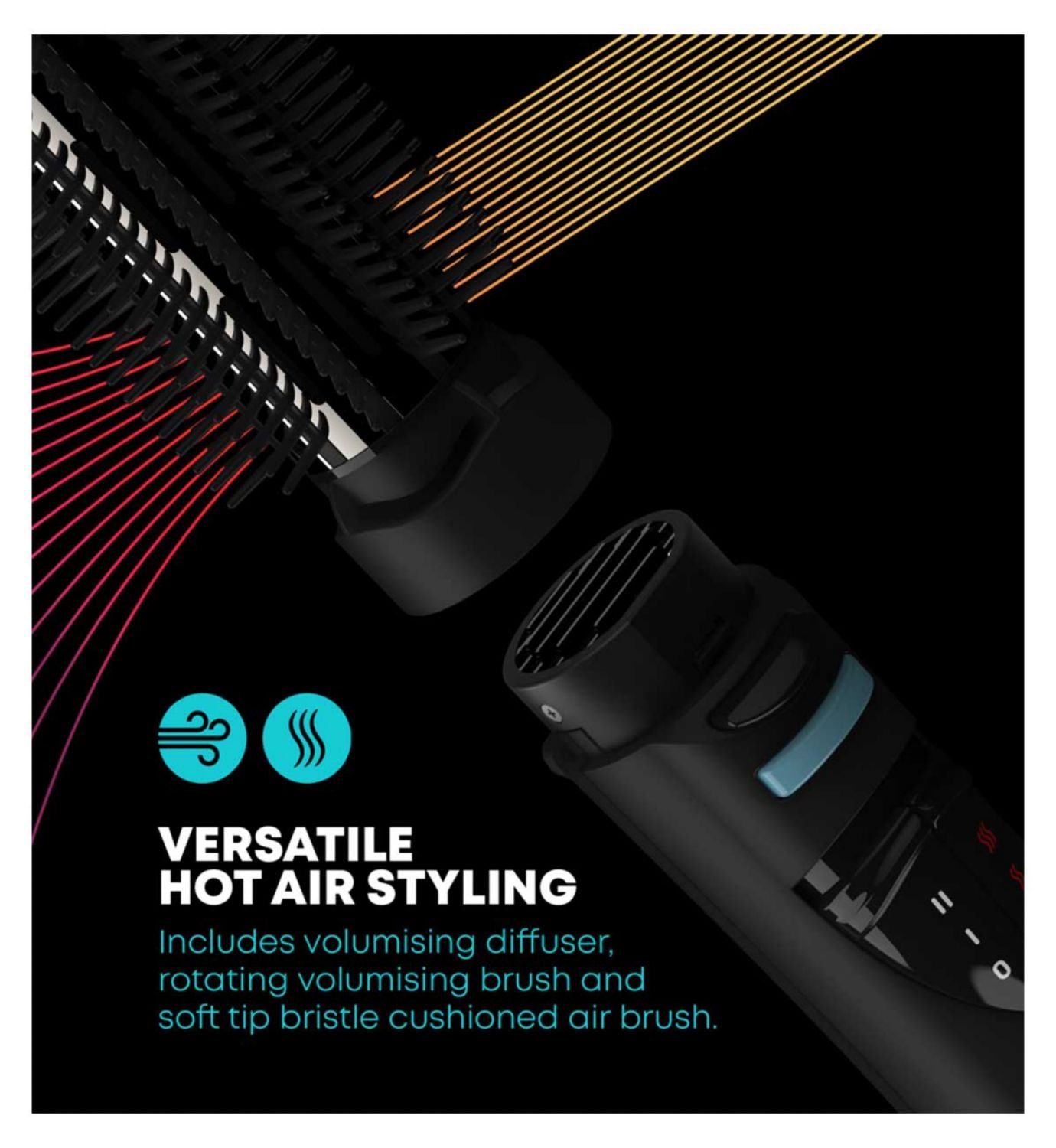 REVAMP Ionic Airstyle 6-in-1 air styler (British brand)