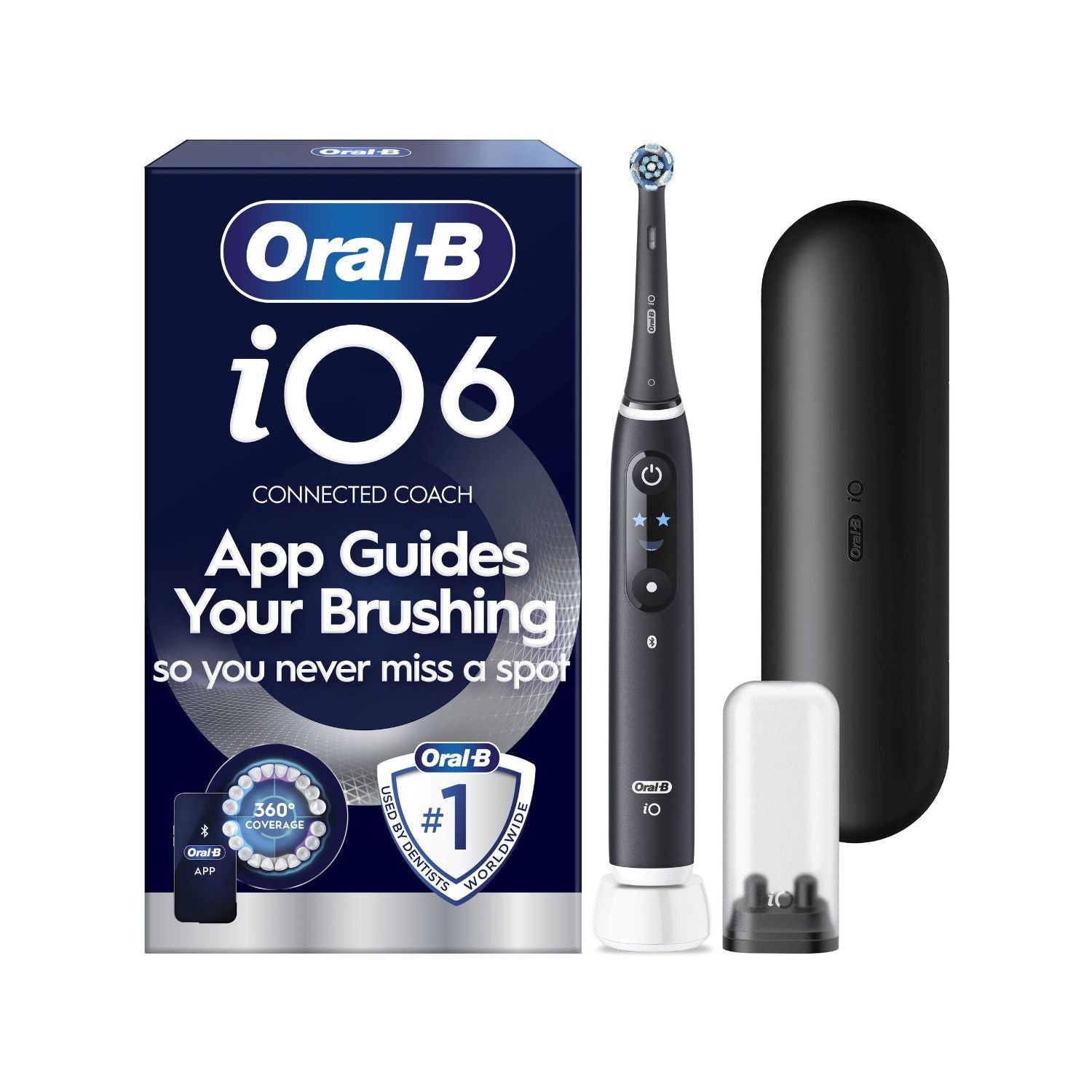 Oral-B iO6 Black Lava electric toothbrush - British product