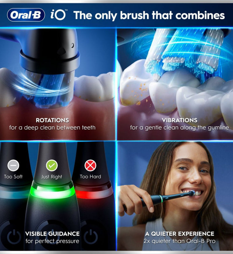 Oral-B iO6 Black Lava electric toothbrush - British product