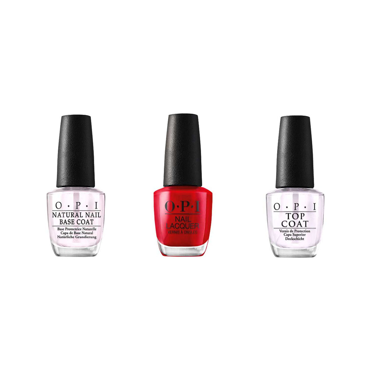 OPI Big Apple Red nail lacquer bundle 15ml each (British brand)